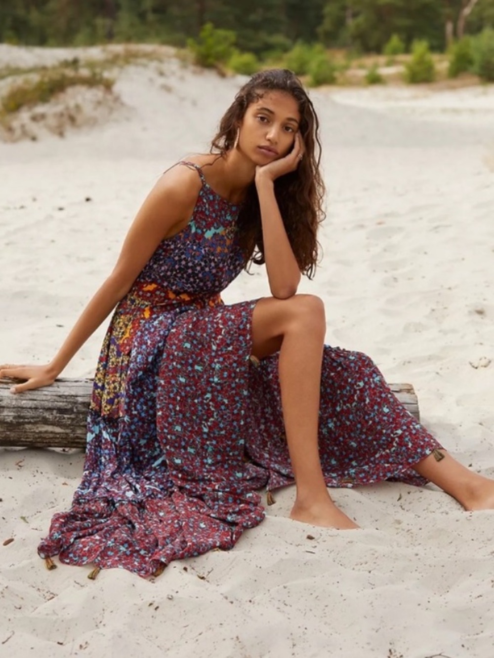 Bhanuni Jyoti Marala Anthropologie Maxi Dress NWOT RARE
